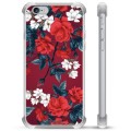 iPhone 6 / 6S Hybrid Hülle - Vintage Blumen