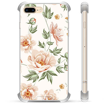 iPhone 7 Plus / iPhone 8 Plus Hybrid Hülle - Blumen