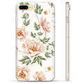 iPhone 7 Plus / iPhone 8 Plus TPU Hülle - Blumen