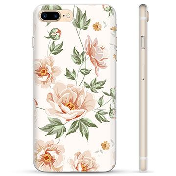 iPhone 7 Plus / iPhone 8 Plus TPU Hülle - Blumen