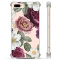 iPhone 7 Plus / iPhone 8 Plus Hybrid Hülle - Romantische Blumen