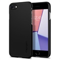 iPhone 7/8/SE (2020) Spigen Thin Fit Cover - Schwarz