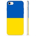 iPhone 7/8/SE (2020)/SE (2022) TPU Hülle Ukrainische Flagge - Gelb und Lichtblau