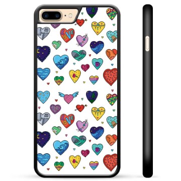 iPhone 7 Plus / iPhone 8 Plus Schutzhülle - Herzen