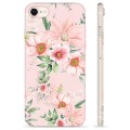 iPhone 7/8/SE (2020)/SE (2022) TPU Hülle - Aquarell Blumen