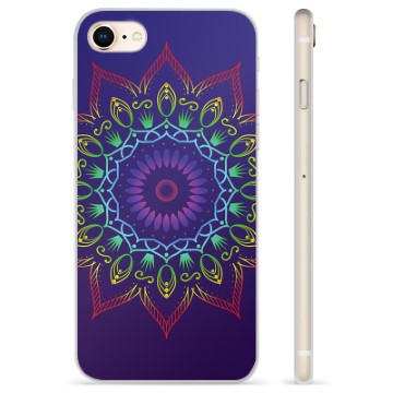 iPhone 7/8/SE (2020)/SE (2022) TPU Hülle - Buntes Mandala