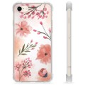 iPhone 7/8/SE (2020)/SE (2022) Hybrid Hülle - Pinke Blumen