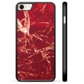 iPhone 7/8/SE (2020)/SE (2022) Schutzhülle - Roter Marmor