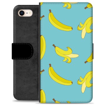 iPhone 7/8/SE (2020)/SE (2022) Premium Schutzhülle mit Geldbörse - Bananen