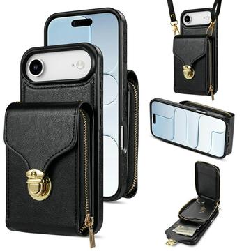iPhone Air Alles-in-einem-Hülle mit Brieftasche und Trageriemen