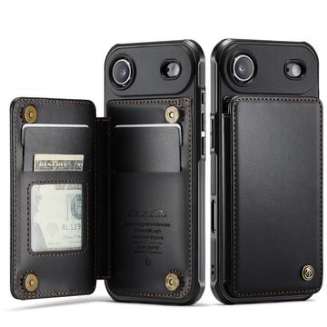 iPhone Air Caseme C22 Hülle RFID Kartenetui - Schwarz