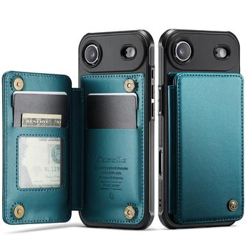 iPhone Air Caseme C22 Hülle RFID Kartenetui - Grün