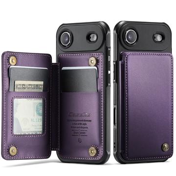 iPhone Air Caseme C22 Hülle RFID Kartenetui - Lila