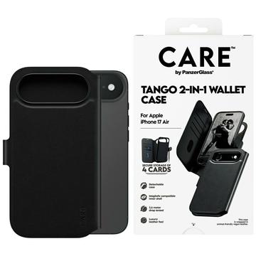 iPhone Air PanzerGlass Care Tango 2-in-1 Wallet Hülle - MagSafe-kompatibel - Schwarz