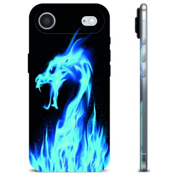 iPhone Air TPU Hülle - Blauer Feuerdrache