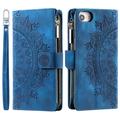 iPhone 16e Mandala Serie Wallet Hülle - Blau