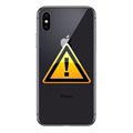 iPhone X Akkufachdeckel Reparatur - inkl. Rahmen - Schwarz