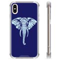 iPhone X / iPhone XS Hybrid Hülle - Elefant