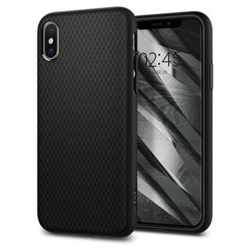 iPhone X/XS Spigen Liquid Air TPU Hülle - Schwarz