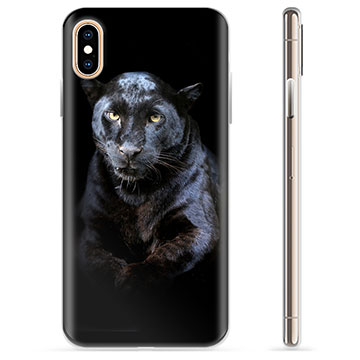 iPhone X / iPhone XS TPU Hülle - Schwarzer Panther