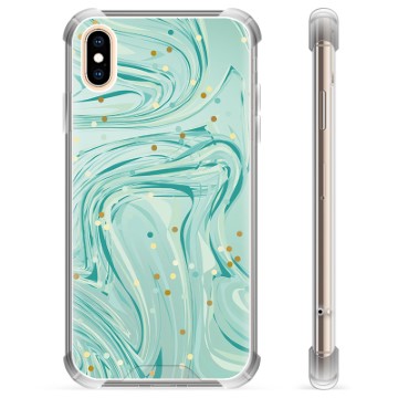 iPhone X / iPhone XS Hybrid Hülle - Grüne Minze