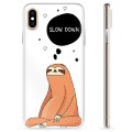 iPhone X / iPhone XS TPU Hülle - Slow Down