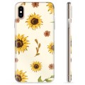 iPhone X / iPhone XS TPU Hülle - Sonnenblume