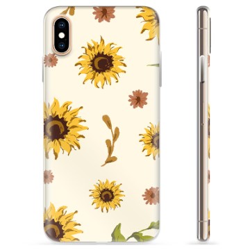 iPhone X / iPhone XS TPU Hülle - Sonnenblume