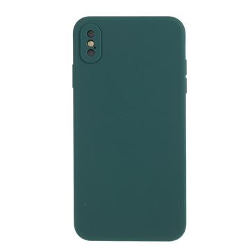 iPhone X/XS Anti-Fingerabdrücke Matte TPU Hülle - Dunkel Grün