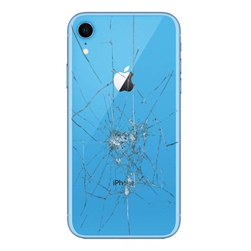 iPhone XR Rückseiten-Cover Reparatur - nur Glas - Blau