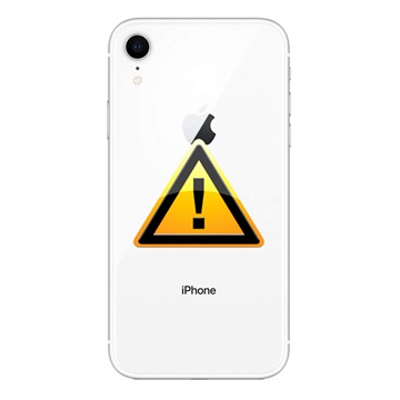 iPhone XR Akkufachdeckel Reparatur - inkl. Rahmen - Weiß