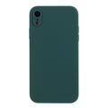 iPhone XR Silikon Case - Flexibel Und Matte - Dunkel Grün