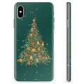 iPhone X / iPhone XS TPU Hülle - Weihnachtsbaum