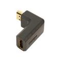 LogiLink AH0005 Rechtwinkliger Adapter HDMI-Stecker > HDMI-Buchse - Schwarz