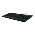 Logitech K280e Schnurgebundene Tastatur - US-Layout - Schwarz