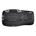 Logitech Kabellose Tastatur K350 - Nordisches Layout - Schwarz