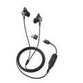 Logitech Zone Kopfhörer 3.5mm AUX und USB-Adapter - Schwarz