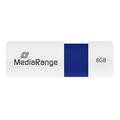 MediaRange USB 2.0-Flash-Laufwerk mit Schiebemechanismus - 8GB
