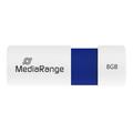 MediaRange USB 2.0-Flash-Laufwerk mit Schiebemechanismus - 8GB