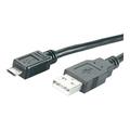 MediaRange USB 2.0-zu-Micro-USB 2.0-Kabel - 1.2m - Schwarz