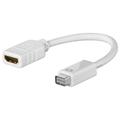 Goobay Mini DVI / HDMI Adapter Kabel - Weiss