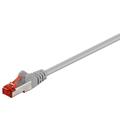 Goobay CCA RJ45 S/FTP CAT 6 Netzwerkkabel - 1m - Grau