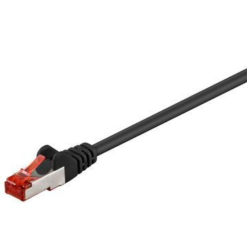 Goobay CCA RJ45 S/FTP CAT 6 Netzwerkkabel - 5m - Schwarz