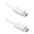 Qoltec USB 3.1 USB Type-C Kabel - 1m - Weiß