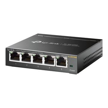 TP-Link TL-SG105E 5-Port-Gigabit-Easy-Smart-Switch - Schwarz