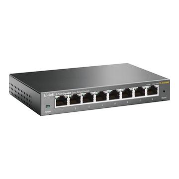 TP-Link TL-SG108E 8-Port Gigabit Easy Smart Switch - Schwarz