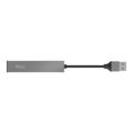 Trust Halyx Aluminium 4-Port Mini USB Hub - 4-Ports
