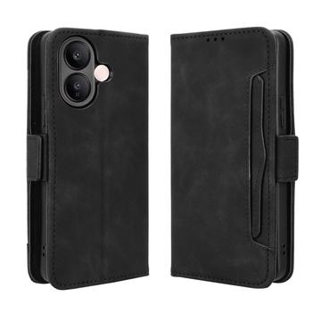 vivo V60 Lite Kartenetui mit Geldbörse - Schwarz