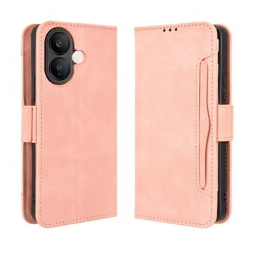 vivo V60 Lite Kartenetui mit Geldbörse - Rosa