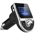 Dual USB-Kfz Ladegerät & Bluetooth FM Transmitter BT39 - Schwarz